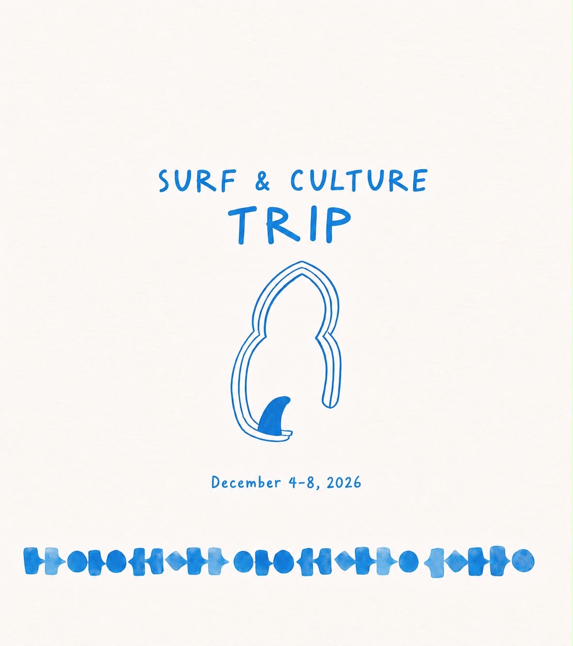 Trip cover for December 2026